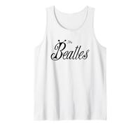 Oficial The Beatles Banda Pop Rock N Roll Música Logo Camiseta sin Mangas