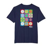 Oficial The Beatles SGT Peppers Pop Retro Band Clásico Camiseta, Hombre Tallas Grandes, Azul Marino, 4X Alto