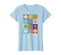Oficial The Beatles SGT Peppers Pop Retro Band Clásico Camiseta, Mujer, Azul Bebé, L