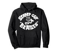 Oficial The Beatles Stamp out Rock and Roll 60s Band Sudadera con Capucha