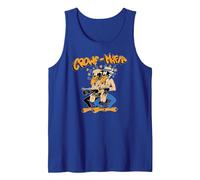 Oficial The Black Crowes Crowe-Mafia Rock Retro Band Camiseta sin Mangas, Hombre, Azul Real, M