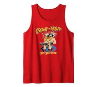 Oficial The Black Crowes Crowe-Mafia Rock Retro Band Camiseta sin Mangas, Hombre, Rojo, XL