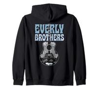 Oficial The Everly Brothers Guitar Roots Collage Art Sudadera con Capucha