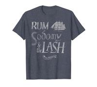 Oficial The Pogues Rum Sodomy and The Lash Folk Punk Music Camiseta, Hombre, Azul Jaspeado, 6XL