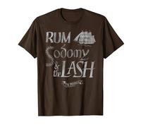 Oficial The Pogues Rum Sodomy and The Lash Folk Punk Music Camiseta, Hombre, Marrón, 3XL