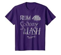 Oficial The Pogues Rum Sodomy and The Lash Folk Punk Music Camiseta, Niños, Morado, 3 años