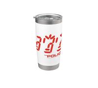 Oficial The Police Ghost Icon Rock Music Band Vaso térmico de acero inoxidable de doble pared