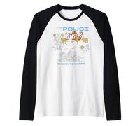 Oficial The Police Rock Music Band Ghost In The Machine Camiseta Manga Raglan