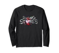 Oficial The Rolling Stones Hackney Diamonds Logo Banda Rock Manga Larga