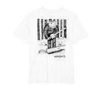 Oficial The Wombats Guitarrista Indie Rock Band Camiseta, Hombre Tallas Grandes, Blanco, 4X Alto