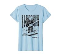 Oficial The Wombats Guitarrista Indie Rock Band Camiseta, Mujer, Azul Bebé, XXL