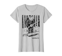 Oficial The Wombats Guitarrista Indie Rock Band Camiseta, Mujer, Plata, L