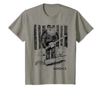 Oficial The Wombats Guitarrista Indie Rock Band Camiseta, Niños, Pizarra, 8 años