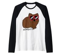 Oficial The Wombats Indie Rock Band Drawing Vintage Camiseta Manga Raglan
