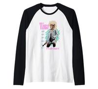 Oficial Tina Turner Private Dancer Artwork Camiseta Manga Raglan
