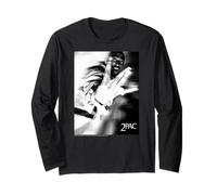 Oficial Tupac 2Pac Westside Hip Hop Rap Cultura Música Manga Larga