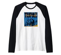 Oficial Tupac LA Signs 2PAC Rap Artwork Camiseta Manga Raglan