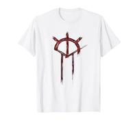 Oficial Vampire: The Masquerade Bloodlines 2 Icono Rojo Camiseta, Hombre, Blanco, 4XL