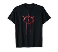 Oficial Vampire: The Masquerade Bloodlines 2 Icono Rojo Camiseta, Hombre, Negro, 5XL