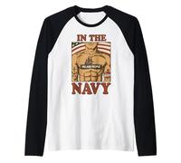 Oficial Village People In The Navy Camiseta Manga Raglan