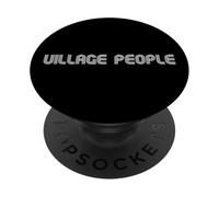 Oficial Village People Logo Classic Artwork PopSockets PopGrip Adhesivo
