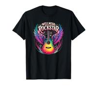 Oficial Wellness Rockstar P.E Gym Specialist Workout PTA Camiseta