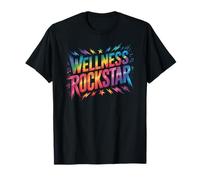 Oficial Wellness Rockstar Yoga Ninja Fitness PTA Personal Camiseta