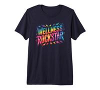 Oficial Wellness Rockstar Yoga Ninja Fitness PTA Personal Camiseta Premium