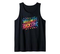 Oficial Wellness Rockstar Yoga Ninja Fitness PTA Personal Camiseta sin Mangas