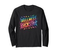 Oficial Wellness Rockstar Yoga Ninja Fitness PTA Personal Manga Larga