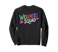 Oficial Wellness Squad Fitness Expert P.E Gym PTA Terapeuta Sudadera