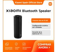 Oficial | Xiaomi Bluetooth Speaker, Configuración acústica de 5 unidades, Volumen alto de 93 dB, Duración de la batería de 17 h Negro
