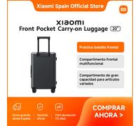 Oficial | Xiaomi Front Pocket Carry-on Luggage 20", Práctico bolsillo frontal, Compartimento frontal multifuncional, Compartimento de gran capacidad para artículos variados