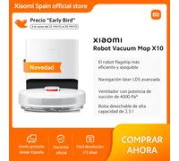 Oficial | Xiaomi Robot Aspirador X10,Recogida rápida de polvo,Bolsa desechable de alta capacidad de 2,5 l