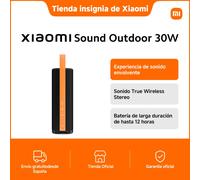 Oficial | Xiaomi Sound Outdoor 30W, Experiencia de sonido envolvente, Sonido True Wireless Stereo, Lenguaje de diseño elegante y vivo Azul