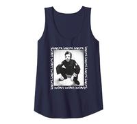 Oficial YUNGBLUD Low Life Música Punk Pop Camiseta sin Mangas, Mujer, Azul Marino, L