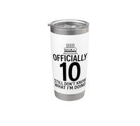 Oficialmente 10 Todavía no saben lo que estoy haciendo Vaso térmico de acero inoxidable de doble pared