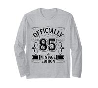 Oficialmente 85 años - Vintage Funny 85th Birthday Manga Larga