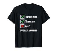 Oficialmente un hito de cumpleaños de 5 años de Edad Camiseta