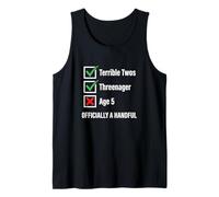 Oficialmente un hito de cumpleaños de 5 años de Edad Camiseta sin Mangas