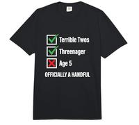 Oficialmente un hito de cumpleaños de 5 años de Edad Comfort Colors Adult Heavyweight T-Shirt
