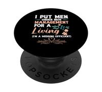 Oficiante de Bodas Ministro Administración Oficiante de Bodas PopSockets PopGrip Adhesivo