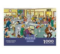 Oficina de Impuestos Puzzle De Madera Impermeable DIY Puzzles De 1000 Piezas Regalos para Adultos Imposible Rompecabezas Decoración del Hogar