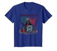 Oficina de Old Glory Camiseta, Niños, Azul Real, 3 años