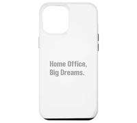 Oficina en casa Grandes sueños Empresario Hustle WFH Éxito Carcasa para iPhone 12 Pro MAX
