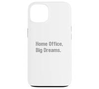 Oficina en casa Grandes sueños Empresario Hustle WFH Éxito Carcasa para iPhone 13