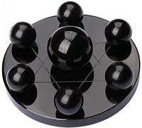 Oficina Hogar Mesa Feng Shui Decoración Bola de Cristal/Bolas Decorativas Bola de Cristal Negro Natural Matriz de Siete Estrellas Bola de Vidrio Oficina Bola de la Suerte Dedicación Feng Shui