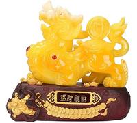 Oficina Hogar Mesa Feng Shui Decoración Fengshui Figuras Feng Shui Pi Yao/Riqueza Porsperidad Estatua Feng Shui Mascota Decoración del Hogar Escultura de Prosperidad Decoración del Hogar para Riqueza