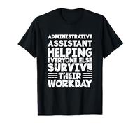 Oficina Secretario Administrativo Personal de Oficina Auxiliar Administrativo Camiseta