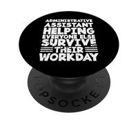 Oficina Secretario Administrativo Personal de Oficina Auxiliar Administrativo PopSockets PopGrip Adhesivo